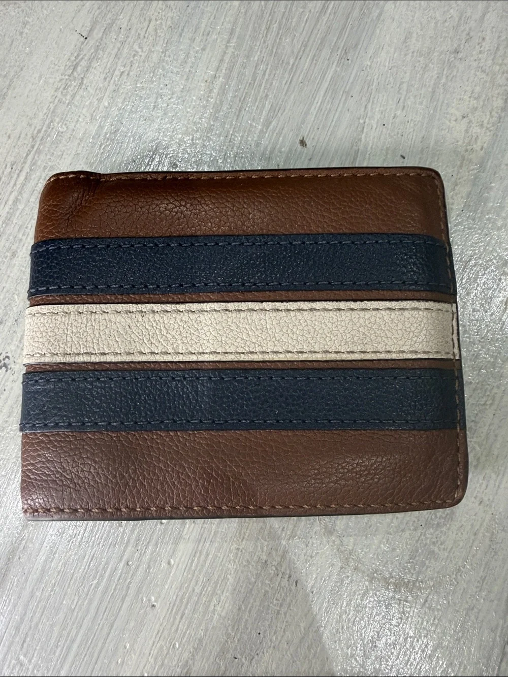 Coach Houston Men’s Brown Leather Backpack Set with Stripe Accent